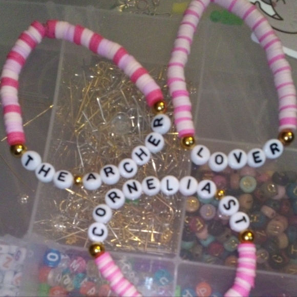 Hand Crafted Jewelry - Handmade Taylor Swift bracelet set- Lover Era